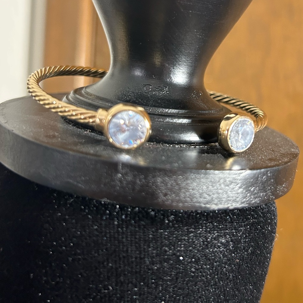 Gold Tone Cuff Bracelet